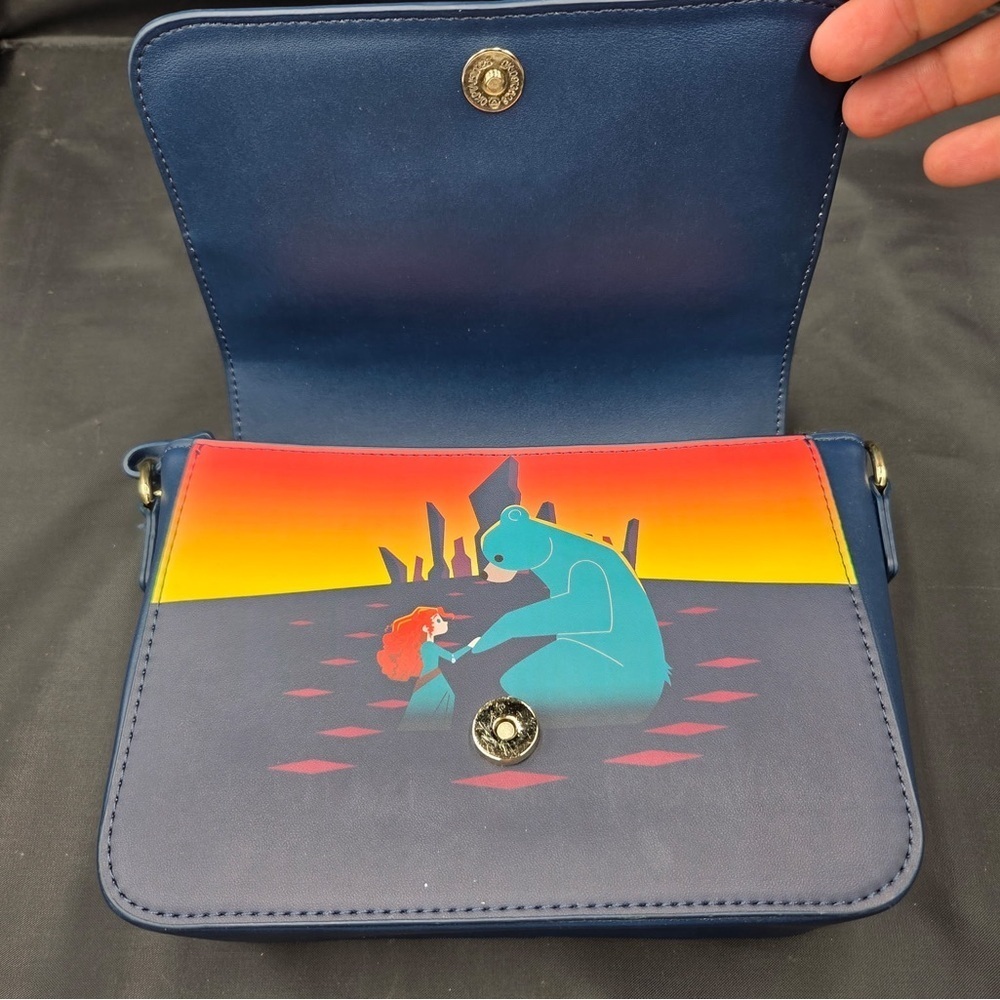 Loungefly Disney Brave Castle Crossbody Bag - Picture 2 of 5